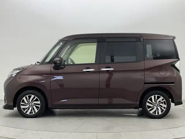 トヨタ タンク カスタムG 新潟県 2019(平31)年 3.9万km プラムブラウンパールクリスタルシャイン ４WD/衝突被害軽減ブレーキ/純正７インチナビ/　（TV/BT/CD/AUX/AM/FM）/バックカメラ/両側パワースライドドア/クルーズコントロール/LEDヘッドライト/シートヒーター/純正14インチアルミホイール/ステアリングスイッチ/アイドリングストップ/スマートキー/ETC