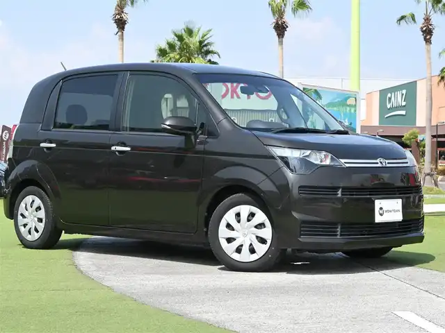 トヨタ スペイド F 千葉県 2017(平29)年 5.2万km スパイシーカーキパールクリスタルシャイン 左パワースライドドア/社外SDナビ/地デジTV/【DVD/CD再生機能　Bluetooth接続】/ETC/HIDヘッドライト/ウインカーミラー/スマートキー