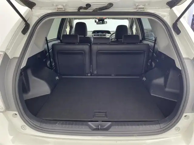 トヨタ プリウス α G ツーリングセレクション 群馬県 2018(平30)年 6.1万km ホワイトパールクリスタルシャイン 純正７型Ｗナビ　Ｂカメラ　衝突軽減　車線逸脱警報　レーダークルーズ　オートハイビーム　ＰＷシート　ドラレコ　ビルトインＥＴＣ　ＬＥＤヘッド　フォグライト　Ｐスタート　スマートキー　純正アルミ　禁煙車