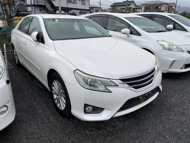 トヨタ マークＸ 250G 神奈川県 2013(平25)年 6.9万km ホワイトパールクリスタルシャイン