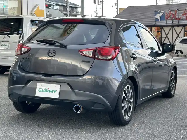 マツダ デミオ XD ツーリング 奈良県 2014(平26)年 9.6万km メテオグレーマイカ 4WD/純正メーカーナビ/BT/CD/USB/SD/TV/DVD//社外マフラー(RIVID)/社外エアクリ/RSR車高調/レーダー探知機/レーダークルコン/横滑り防止装置/i-stop/ステアリングスイッチ/パドルシフト/ターボ有/オートLEDライト