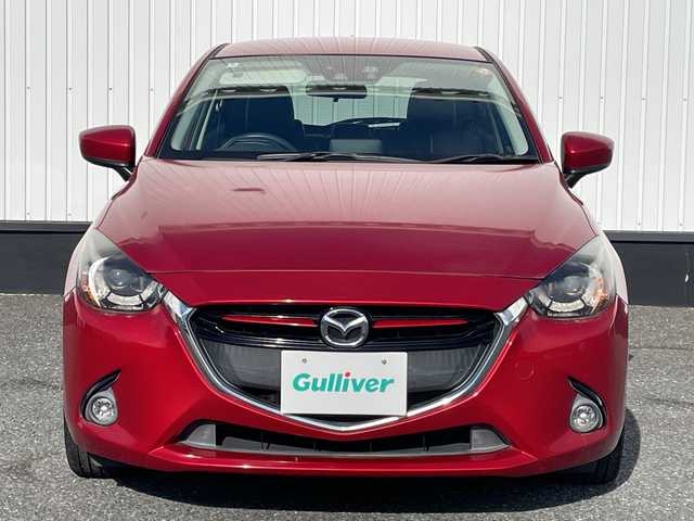 マツダ デミオ XD ブラックレザーリミテッド 千葉県 2016(平28)年 3.6万km ソウルレッドプレミアムメタリック 純正SDナビ/(フルセグTV/BT/CD/DVD/FM/AM)/ヘッドアップディスプレイ/ブラインドスポットモニター/衝突被害軽減システム/車線逸脱警報/バックカメラ/クルーズコントロール/ハーフレザーシート/横滑り防止装置/ETC/アイドリングストップ/LEDヘッドライト/フォグランプ/オートライト/ウィンカーミラー/電動格納ミラー/純正16インチAW/シートヒーター/シートリフター/パドルシフト/プッシュスタート/スマートキー/フロアマット/スペアキー