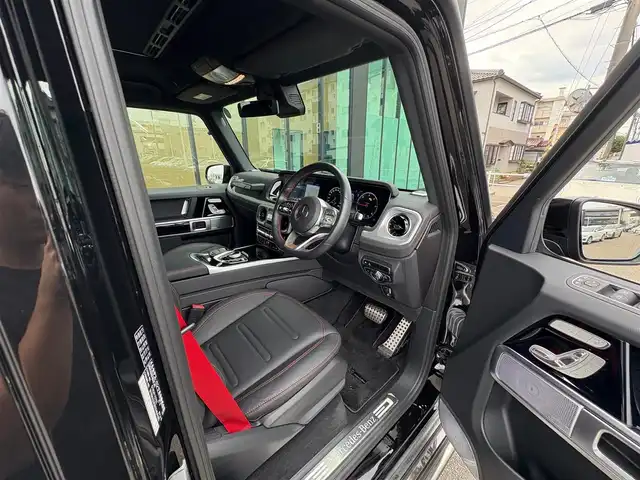 メルセデス・ベンツ ゲレンデヴァーゲン Ｇ４００ｄ AMGライン 石川県 2021(令3)年 1.2万km オブシディアンブラック アクティブブレーキアシスト/アテンションアシスト/レーンキーピングアシスト/ブラインドスポットアシスト/インテリジェントライト/サンルーフ/シートヒーター/パワーシート/パーキングアシスト/クルコン/ETC２．０/純正フロアマット/取説・保証書・スペアキー/記録簿