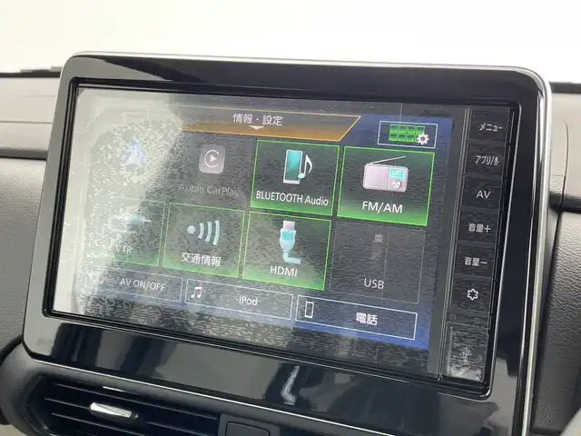三菱 デリカミニ T プレミアム 新潟県 2025(令7)年 0.1千km アメジストブラック 4WD/プロパイロット/純正ディスプレイオーディオ/　AppleCarPlay/AndroidAuto/Bluetooth/HDMI/全方位モニター/両側パワースライドドア/衝突被害軽減ブレーキ/レーンキープアシスト/前後コーナーセンサー/レーダークルーズコントロール/ハーフレザーシート/前席シートヒーター/LEDヘッドライト/オートライト/ステアリングヒーター/パドルシフト/禁煙車