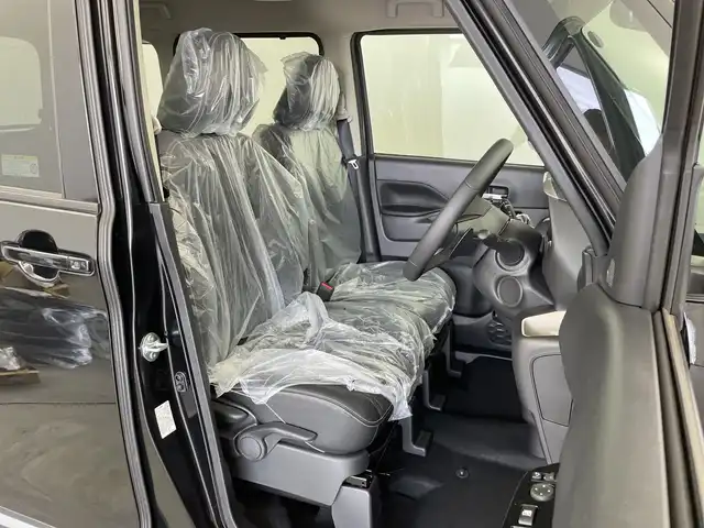 三菱 デリカミニ T プレミアム 新潟県 2025(令7)年 0.1千km アメジストブラック 4WD/プロパイロット/純正ディスプレイオーディオ/　AppleCarPlay/AndroidAuto/Bluetooth/HDMI/全方位モニター/両側パワースライドドア/衝突被害軽減ブレーキ/レーンキープアシスト/前後コーナーセンサー/レーダークルーズコントロール/ハーフレザーシート/前席シートヒーター/LEDヘッドライト/オートライト/ステアリングヒーター/パドルシフト/禁煙車