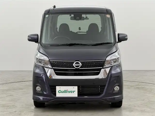 日産 デイズ ルークス ハイウェイスター Gターボ 福岡県 2020(令2)年 6.5万km プレミアムパープルP 純正ナビ／フルセグＴＶ　/アラウンドビューモニター　/ＥＴＣ　/前後ドラレコ　/クルーズコントロール　/コーナーセンサー　/エマージェンシーブレーキ　/レーンキープ　/両側電動スライドドア　/純正１５インチＡＷ