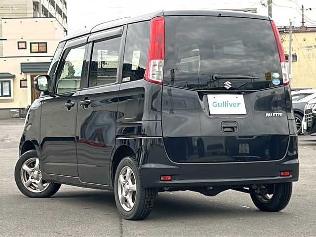 スズキ パレット リミテッド 道北・旭川 2011(平23)年 7.6万km ブルーイッシュブラックパール3 /4WD//禁煙車//純正モニター付きオーディオ//CD/AUX//バックカメラ//左側パワースライドドア//シートヒーター//ミラーヒーター//ETC//オートライト//HIDヘッドライト//エンジンスターター//純正フロアマット//ドアバイザー//プッシュスタート//社外AW冬タイヤ積み込み