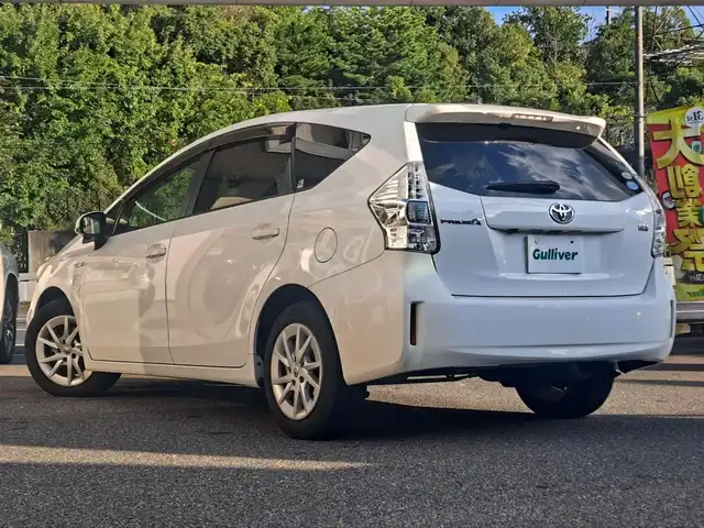 トヨタ プリウス α S 大阪府 2011(平23)年 11.8万km スーパーホワイトⅡ /禁煙車//純正SDナビ【NSZT-W61G】/・SD/CD/DVD/フルTV/Bluetooth/AUX//F.S.Rカメラ・アラウンドビューカメラ//前後ドラレコ【CSD-790FHG】//ビルトインETC//スマートキー//プッシュスタート//純正16AW