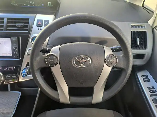 トヨタ プリウス α S 大阪府 2011(平23)年 11.8万km スーパーホワイトⅡ /禁煙車//純正SDナビ【NSZT-W61G】/・SD/CD/DVD/フルTV/Bluetooth/AUX//F.S.Rカメラ・アラウンドビューカメラ//前後ドラレコ【CSD-790FHG】//ビルトインETC//スマートキー//プッシュスタート//純正16AW