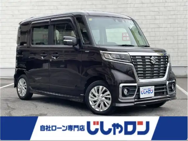 スズキ スペーシア カスタム HYBRID GS 岡山県 2020(令2)年 9.9万km アーバンブラウンパールメタリック (株)IDOMが運営する【じしゃロン岡山店】の自社ローン専用車両になります。こちらは現金またはオートローンご利用時の価格です。自社ローンご希望の方は別途その旨お申付け下さい/プッシュスタート/スペアキー1本/デュアルセンダーブレーキサポート/片側パワスラ/バックカメラ