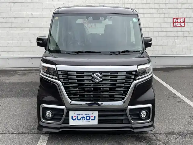 スズキ スペーシア カスタム HYBRID GS 岡山県 2020(令2)年 9.9万km アーバンブラウンパールメタリック (株)IDOMが運営する【じしゃロン岡山店】の自社ローン専用車両になります。こちらは現金またはオートローンご利用時の価格です。自社ローンご希望の方は別途その旨お申付け下さい/プッシュスタート/スペアキー1本/デュアルセンダーブレーキサポート/片側パワスラ/バックカメラ