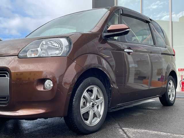 トヨタ ポルテ X 青森県 2015(平27)年 6.2万km ダークブラウンマイカメタリック 社外SDナビ/(フルセグTV/CD/DVD/Bluetooth)/片側パワースライドドア/ルームミラー型ドライブレコーダー/ワンオーナー/ETC/4WD/寒冷地仕様車/オートライト/純正フロアマット/社外アルミホイール/保証書取説あり