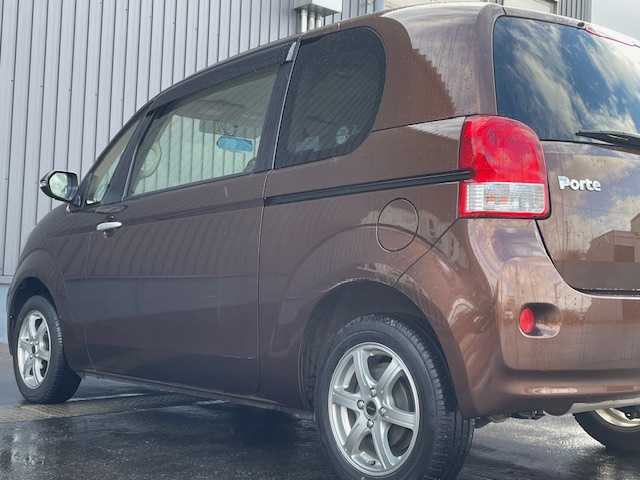 トヨタ ポルテ X 青森県 2015(平27)年 6.2万km ダークブラウンマイカメタリック 社外SDナビ/(フルセグTV/CD/DVD/Bluetooth)/片側パワースライドドア/ルームミラー型ドライブレコーダー/ワンオーナー/ETC/4WD/寒冷地仕様車/オートライト/純正フロアマット/社外アルミホイール/保証書取説あり