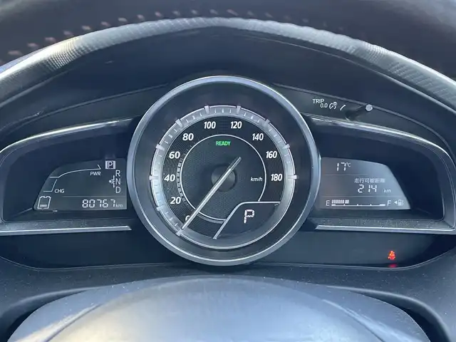 マツダ アクセラ ハイブリッド S 東京都 2015(平27)年 8.1万km 紺 純正ナビ/バックカメラ/フルセグTV/Bluetooth/ETC/ブラインドスポットモニター/リアビークルモニタリングシステム/アダプティブフロントライティングシステム/純正フロアマット/サイドバイザー/フォグライト/ステアリングスイッチ/オートライト/16インチアルミホイール