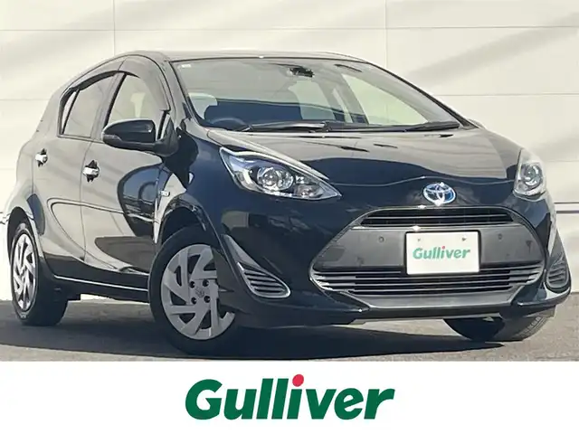 トヨタ アクア S 佐賀県 2018(平30)年 14万km ブラックマイカ トヨタセーフティセンス　コーナーセンサー　純正ナビ　バックカメラ　フルセグＴＶ　純正ドラレコ　オートライト　プッシュスタート　スペアキー×１　取扱説明書　保証書