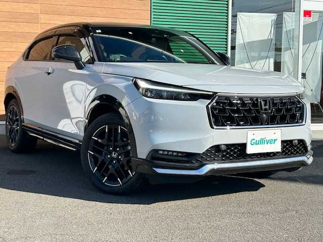 ホンダ ヴェゼル ハイブリッド e:HEV Z PLaYパッケージ 静岡県 2024(令6)年 0.4万km プレミアムサンライトホワイトパール ワンオーナー/純正ナビ/フルセグテレビ/Bluetooth/全方位カメラ/純正フロアマット/スカイルーフ/オートライト/LEDヘッドライト/ブレーキホールド/ビルトイン2.0ETC/レーダークルーズコントロール/パドルシフト/パワーバックドア/デジタルインナーミラー