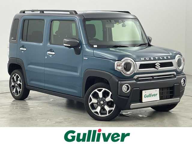 スズキ ハスラー Jスタイル Ⅱ 福岡県 2022(令4)年 3.4万km デニムブルー ガンメタリック 2トーン 純正９型ナビ（フルセグＴＶ）　/全方位カメラ　/ＥＴＣ　/前後ドラレコ　/アダプティブクルーズコントロール　/コーナーセンサー　/衝突軽減ブレーキ　/レーンキープ　/ＨＵＤ　/シートヒーター　/純正１５インチＡＷ　/ＬＥＤ