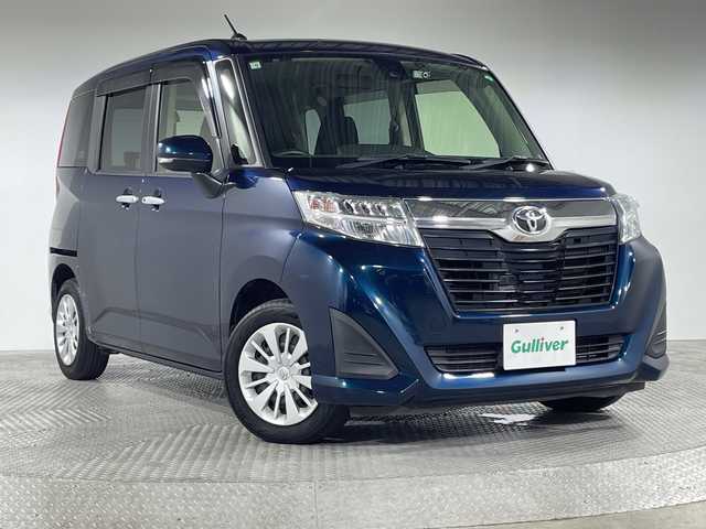 トヨタ ルーミー G S 神奈川県 2018(平30)年 5.7万km レーザーブルークリスタルシャイン プリクラッシュセーフティ/純正7型SDナビゲーション【NSZT-W68T】/・Bluetooth/CD/DVD/フルセグ/SD/AM/FM/バックカメラ/両側電動スライドドア/ETC/アイドリングストップ機能/ステアリングスイッチ/クルーズコントロール/スマートキー/プッシュスタートボタン/電動格納ミラー/ウィンカーミラー/LEDヘッドライト/純正ドアバイザー/社外フロアマット/社外14インチアルミホイール付きスタッドレスタイヤ4本積み込み