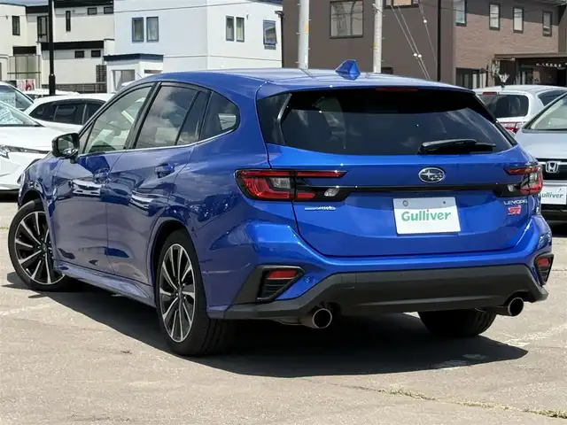スバル レヴォーグ STIスポーツR EX 道南・函館 2022(令4)年 1.4万km WRブルーパール ・純正メモリナビ/・フルセグＴＶ/・ドライブレコーダー/・サンルーフ/・バックカメラ/・クルーズコントロール/・コーナーセンサー/・レーンキープアシスト/・パワーバックドア/・パワーシート/・シートヒーター/・LEDヘッドライト/・スペアキー/・プッシュスタート/・ETC