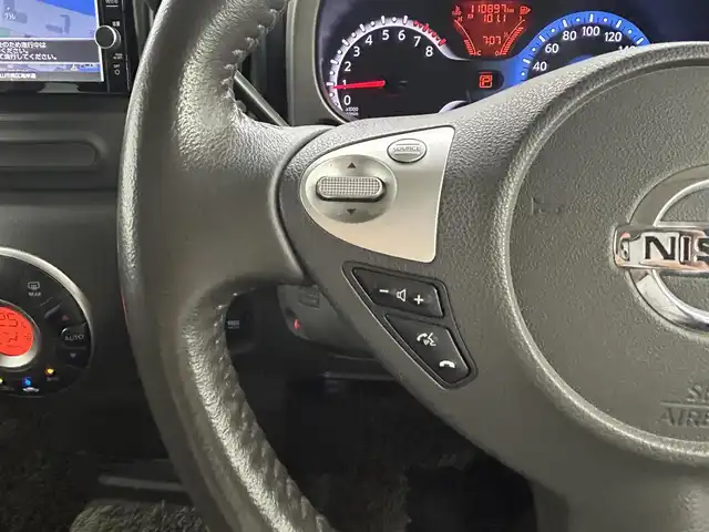 日産 キューブ 15X Vセレクション 岡山県 2018(平30)年 11.1万km スオミブルー 純正ナビ/（CD/DVD/BT/フルセグ/AUX)/バックカメラ/ドライブレコーダー(前）/ＥＴＣ/オートライト/オートハイビーム/フォグランプ/ヘッドランプレベライザー/プッシュスタート/アイドリングストップ/純正フロアマット/TVキャンセラー/ISOFIX/ステアリングスイッチ/チルトステアリング/シートリフター/ドアバイザー/スマートキー×2