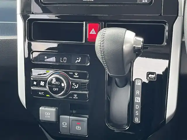 トヨタ ルーミー カスタムG 奈良県 2021(令3)年 2.3万km ブラックマイカメタリック ＡＬＰＩＮＥナビ　/フルセグＴＶ　/BT/CD/DVD/SD/USB/HDMI/バックカメラ　/ドライブレコーダー　/ＥＴＣ　/両側パワースライドドア　/シートヒーター　/ＬＥＤヘッドライト　/トヨタセーフティーセンス　/追従型クルーズコントロール　/スマートキー/AAC/純正14インチアルミホイール/純正フロアマット/AUTOHOLD