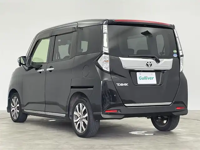 トヨタ タンク カスタムG－T 群馬県 2017(平29)年 7.8万km ブラックマイカメタリック 純正ナビ　バックカメラ　両側パワースライドドア　衝突軽減　クルーズコントロール　シートヒーター　横滑り防止　アイドリングストップ　前後ドライブレコーダー　スマートキー　プッシュスタート　禁煙車