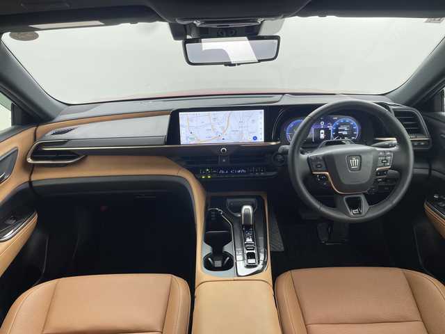 トヨタ クラウン スポーツ Z 三重県 2024(令6)年 0.5万km 赤Ⅱ /禁煙車//純正ナビ/　フルセグTV/Bluetooth/AppleCarplay//パノラマルーフ //ブラウンレザー//デジタルミラー //トヨタチームメイト //パノラミックビューモニター//アドバンストパーク //ハンズフリーパワーバックドア //本革シート //ベンチレーション //シートヒーター//BSM//ETC2.0//ステアリングスイッチ//レーダークルーズコントロール