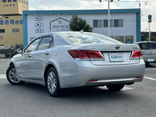 トヨタ クラウン ハイブリッド ロイヤルサルーンG 愛媛県 2014(平26)年 1.4万km プレシャスシルバー ・ワンオーナー/・サンルーフ/・メーカーオプションマルチナビ/CD/DVD/フルセグTV/MSV/USB/・バックカメラ/・クルーズコントロール/・ベージュ革シート/D/N/パワーシート/シートヒーター/エアーシート/D/メモリーシート/・ドラレコ前方/・社外レーダー/・コーナーセンサー/・スペアキー2本/うち１本カードキー