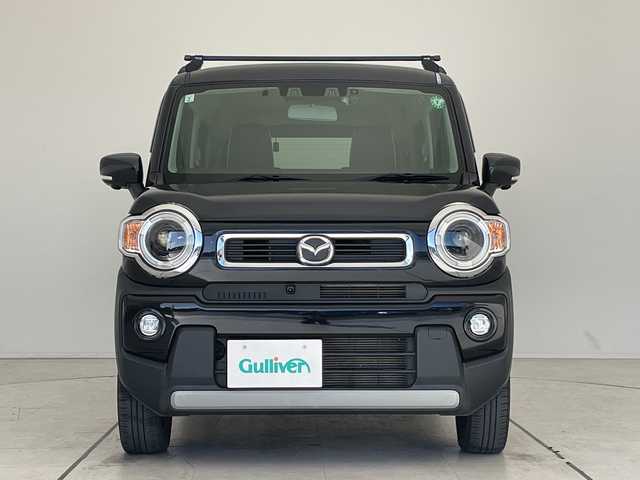 マツダ フレア クロスオーバー ハイブリッドXT 愛知県 2021(令3)年 3.6万km ブルーイッシュブラックパール3 純正8型ナビ　SDカードなし/レーダークルーズコントロール/シートヒーター/全方位カメラ/バックカメラ/コーナーセンサー/純正アルミホイール/LEDヘッドライト/オートライト/ドライブレコーダー/ETC/衝突軽減システム/フルセグ/CD DVD/Bluetooth/ステアリングスイッチ/スマートキー/プッシュスタート