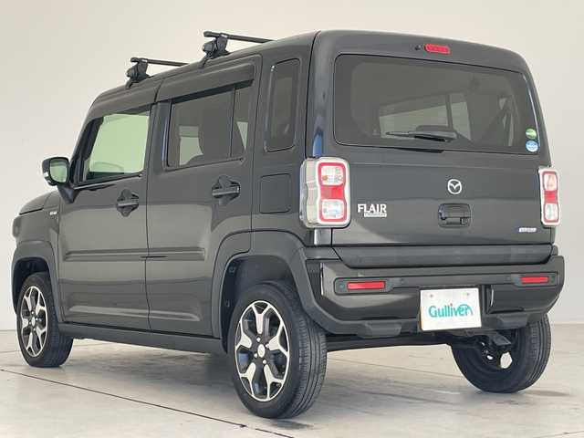 マツダ フレア クロスオーバー ハイブリッドXT 愛知県 2021(令3)年 3.6万km ブルーイッシュブラックパール3 純正8型ナビ　SDカードなし/レーダークルーズコントロール/シートヒーター/全方位カメラ/バックカメラ/コーナーセンサー/純正アルミホイール/LEDヘッドライト/オートライト/ドライブレコーダー/ETC/衝突軽減システム/フルセグ/CD DVD/Bluetooth/ステアリングスイッチ/スマートキー/プッシュスタート