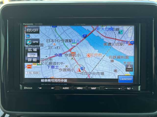 スズキ スペーシア カスタム HYBRID XS 岐阜県 2019(平31)年 5.8万km ピュアホワイトP 登録時走行距離58052km/両側パワースライドドア/社外ＳＤナビ/禁煙車/バックカメラ/ドライブレコーダー/レーンキープアシスト/コーナーセンサー/ＬＥＤヘッドライト/ハーフレザーシート/シートヒーター/フロントフォグランプ/オートライト/Bluetooth接続/CDチェンジャー/ETC/純正アルミホイール/ドアバイザー/プッシュスタート/スマートキー/アイドリングストップ/衝突被害軽減システム