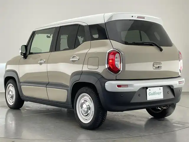 スズキ クロスビー HYBRID MZ 愛知県 2018(平30)年 6.8万km キャラバンアイボリーパールメタリック/ホワイト 2トーンルーフ 社外８型ナビ　シートヒーター　禁煙車　ドライブレコーダー　クリムソンホイール　ローダウン　パドルシフト　デュアルセンサーブレーキ　衝突軽減　車線逸脱　クルーズコントロール　ＬＥＤライト　フォグランプ