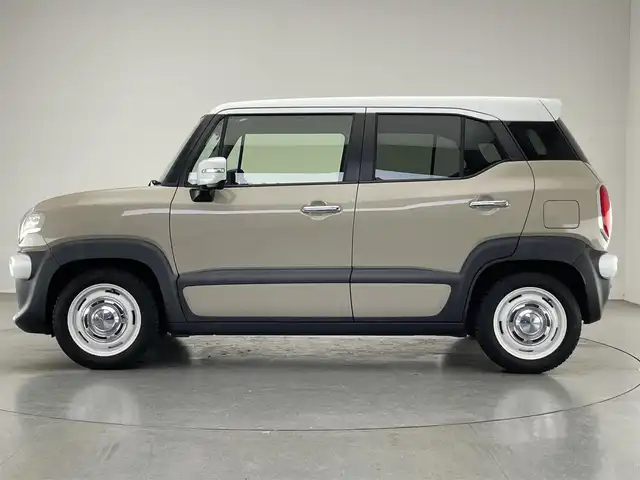 スズキ クロスビー HYBRID MZ 愛知県 2018(平30)年 6.8万km キャラバンアイボリーパールメタリック/ホワイト 2トーンルーフ 社外８型ナビ　シートヒーター　禁煙車　ドライブレコーダー　クリムソンホイール　ローダウン　パドルシフト　デュアルセンサーブレーキ　衝突軽減　車線逸脱　クルーズコントロール　ＬＥＤライト　フォグランプ