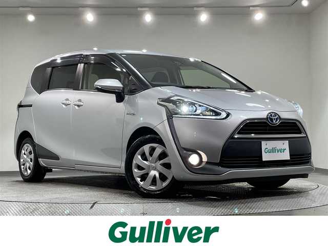 トヨタ シエンタ ハイブリッド G 愛知県 2018(平30)年 5.5万km シルバーM 純正SDナビ/CD/DVD/BT/フルセグTV/バックカメラ/シートヒーター/LEDヘッドライト/オートライト/両側パワースライドドア/ETC/トヨタセーフティーセンス/衝突軽減ブレーキ/車線逸脱警報/先行車発進お知らせ機能/オートハイビーム/革巻きステアリング/スマートキー/プッシュスタート