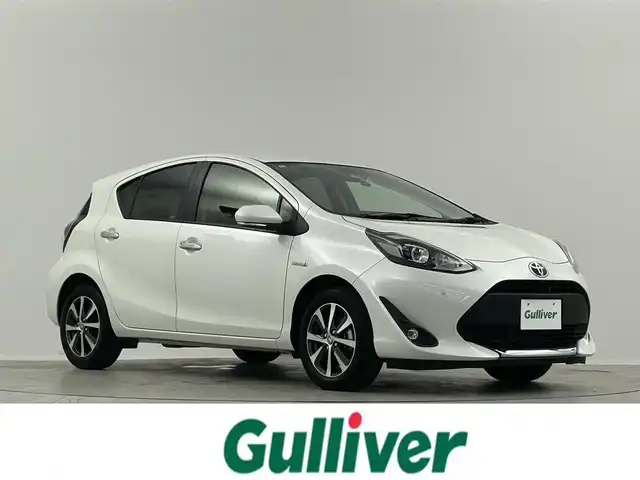 トヨタ アクア S スタイルブラック 埼玉県 2020(令2)年 3.9万km ホワイトパールクリスタルシャイン ワンオーナー　純正ナビ　フルセグ　CD DVD BT　バックカメラ　LEDオートライト　トヨタセーフティセンス　ドラレコ　ETC/　純正AW15インチ　クリアランスソナー　スペアキー