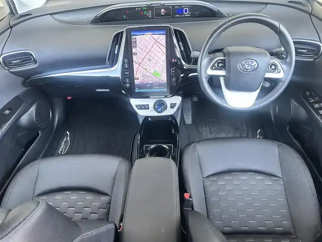 トヨタ プリウス ＰＨＶ S ナビパッケージ 愛知県 2017(平29)年 5万km スティールブロンドM TRDエアロ/プラグインハイブリッド/Sナビパッケージ/純正縦型ナビ/（CD/BT/フルセグ）/バックカメラ/ETC/前後ドラレコ/レーダークルーズコントロール/前席シートヒーター/AC100V/トヨタセーフティセンス/コーナーセンサー/純正AW/純正フロアマット