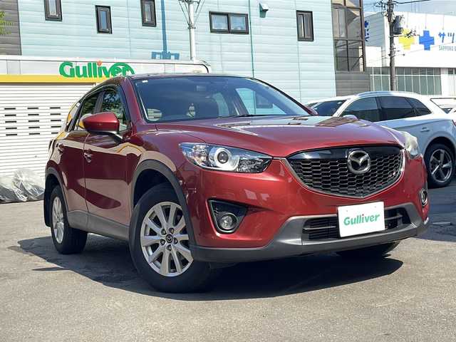 マツダ ＣＸ－５ XD 道央・札幌 2012(平24)年 10.5万km ジールレッドマイカ 4WD/ETC/ドライブレコーダー前後/社外ナビ(AM/FM/CD/DVD/フルセグTV/BT)/バックカメラ/電動パーキングブレーキ/電格ミラー/ステアリングスイッチ/アイドリングストップ/スペアキー/積込冬タイヤ(社外)