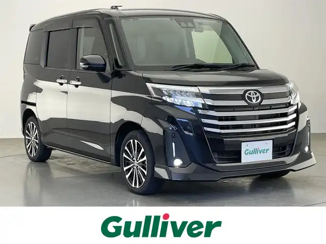 トヨタ ルーミー カスタムG－T 愛知県 2021(令3)年 3.3万km ブラックマイカメタリック 純正９型ナビフルセグＴＶ　Ｂｌｕｅｔｏｏｔｈ　全方位カメラ　両側パワースライドドア　スマアシIII　衝突軽減　追従クルコン　ＬＥＤオートライト　コーナーセンサー　前後ドラレコ　ＥＴＣ　電動パーキング　禁煙