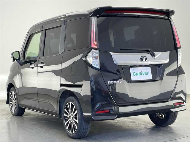トヨタ ルーミー カスタムG－T 愛知県 2021(令3)年 3.3万km ブラックマイカメタリック 純正９型ナビフルセグＴＶ　Ｂｌｕｅｔｏｏｔｈ　全方位カメラ　両側パワースライドドア　スマアシIII　衝突軽減　追従クルコン　ＬＥＤオートライト　コーナーセンサー　前後ドラレコ　ＥＴＣ　電動パーキング　禁煙