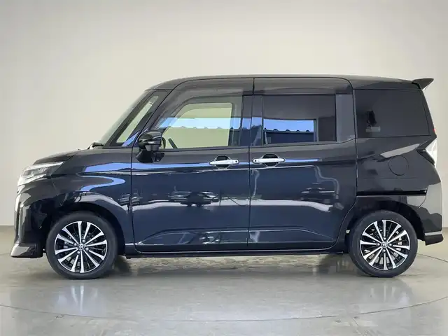 トヨタ ルーミー カスタムG－T 愛知県 2021(令3)年 3.3万km ブラックマイカメタリック 純正９型ナビフルセグＴＶ　Ｂｌｕｅｔｏｏｔｈ　全方位カメラ　両側パワースライドドア　スマアシIII　衝突軽減　追従クルコン　ＬＥＤオートライト　コーナーセンサー　前後ドラレコ　ＥＴＣ　電動パーキング　禁煙