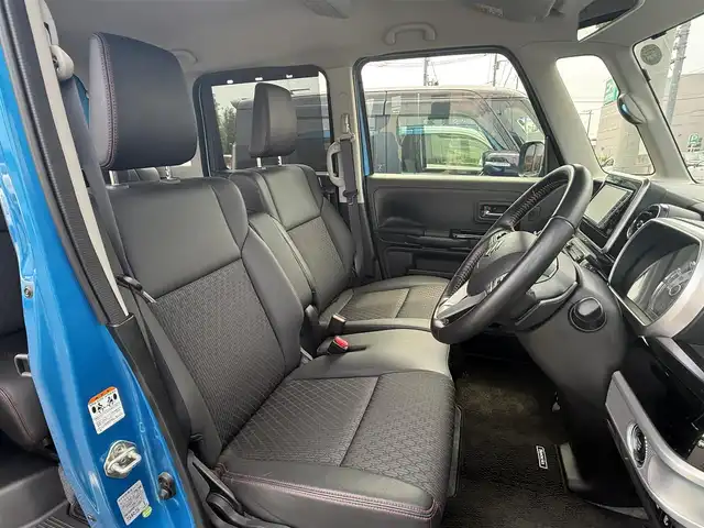 スズキ スペーシア カスタム HYBRID XS ターボ 千葉県 2021(令3)年 2.3万km ブリスクブルーM 純正ナビ/ワンオーナー/両側パワースライドドア/レーダークルーズコントロール/パドルシフト/黒ハーフレザー/前後ドライブレコーダー/シートヒーター/レーンキープアシスト/フルセグTV/DVD/CD/BT/ETC/オートライト/LEDヘッドライト
