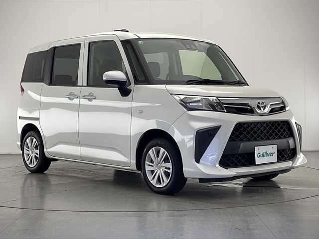 トヨタ ルーミー X 宮崎県 2022(令4)年 3.7万km パールホワイトⅢ スマートアシスト３/〇衝突警報機能/〇衝突回避支援ブレーキ機能/〇ブレーキ制御付き誤発進抑制機能（前方・後方）/〇車線逸脱警報機能/〇ふらつき警報/〇路側逸脱警報/〇オートハイビーム/〇先行車発進お知らせ機能/〇クリアランスソナー/純正7インチSDナビ/バックカメラ/片側パワースライドドア/アイドリングストップ/ETC/保証書/取扱説明書/ナビ取扱説明書