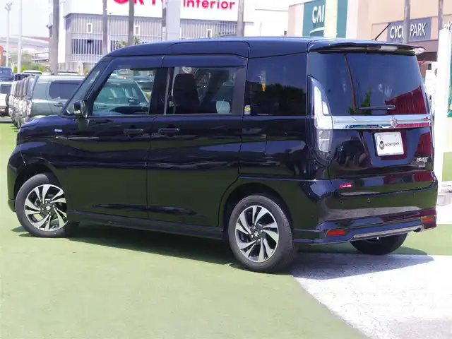 スズキ ソリオ バンディット HV MV 千葉県 2023(令5)年 3.4万km スーパーブラックパール デュアルカメラブレーキサポート/ヘッドアップディスプレイ/両側パワースライドドア/前席シートヒーター/純正メモリーナビ/地デジTV/【DVD/CD再生機能　Bluetooth接続】/全方位モニター/革巻きステアリング/ステアリングスイッチ/ETC/LEDヘッドライト/フォグライト/ウインカーミラー/リアコーナーセンサー/純正15インチアルミホイル/サイド/カーテンエアバッグ/携帯リモコン