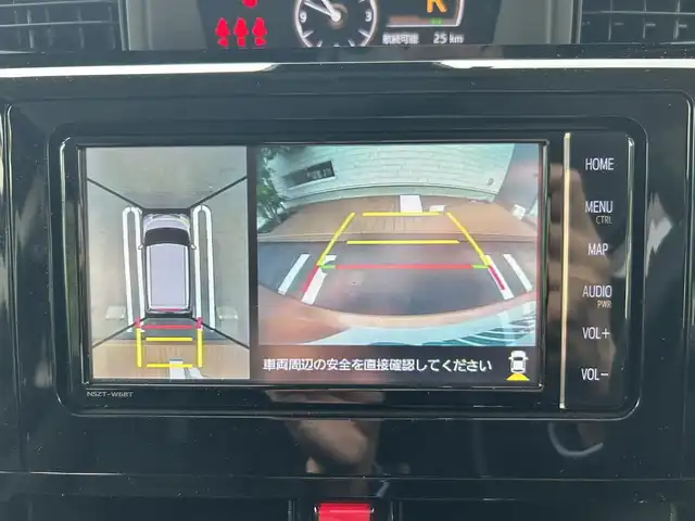 トヨタ ルーミー カスタムG 愛媛県 2021(令3)年 2.2万km ブラックマイカメタリック/ブリリアントカッパークリスタルマイカ 2トーン 純正ナビ/・Bluetooth/・CD/DVD/フルセグTV/全方位カメラ/両側パワースライドドア/ETC/衝突軽減ブレーキ/レーダークルーズコントロール/前後クリアランスソナー/オートライト/オートマチックハイビーム/ＬＥＤヘッドライト/プッシュスタート/スマートキー/スペアキー/純正14インチAW/純正フロアマット