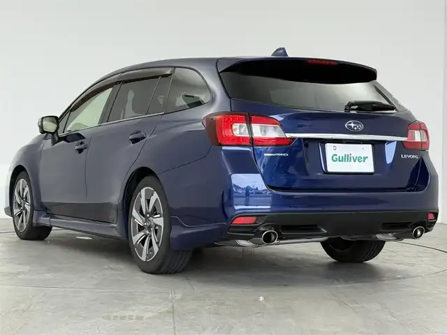 スバル レヴォーグ 1．6GT アイサイト 愛知県 2015(平27)年 9.9万km ラピスブルーP 4WD/純正ディーラーオプション8インチナビ/　　・CD/DVD/BT/フルセグTV/バックカメラ/サイドカメラ（左側）/純正ドライブレコーダー/ETC/ステアリングリモコン/パドルシフト/MTモード/パワーシート（D席）/LEDヘッドライト/フロントフォグランプ/リヤフォグランプ/純正17インチアルミホイール/BSM/アイサイト/アドバンスドセーフティパッケージ/　　・スバルリヤビークルディテクション/取扱説明書/保証書/スペアキー