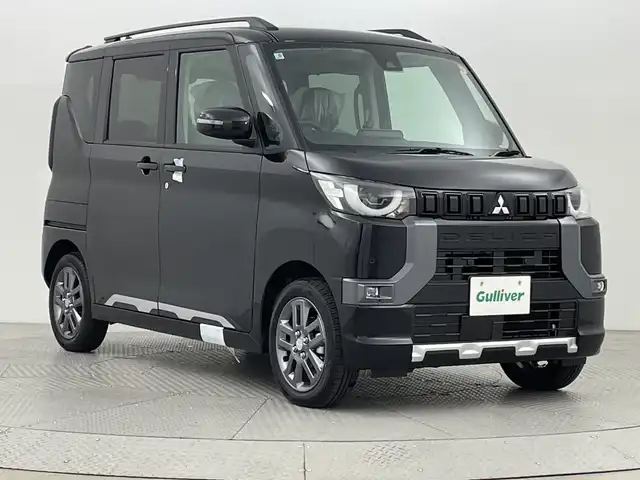 三菱 デリカミニ T プレミアム 新潟県 2025(令7)年 0.1千km アメジストブラック 4WD/届出済未使用車/MI-PILOT/デジタルインナーミラー/純正T9型ディスプレイオーディオ/Bluetooth/AppleCarPlay/AndroidAuto/アラウンドビューモニター/両側パワースライドドア/レーダークルーズコントロール/LEDオートライト/フォグランプ/ハーフレザーシート/シートヒーター/純正15インチアルミホイール/ルーフレール/ステアリングリモコン/パドルシフト/アイドリングストップ/車線逸脱警報/前後コーナーセンサー/スマートキー