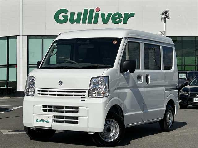 スズキ エブリイ PA リミテッド 愛媛県 2025(令7)年 0.1千km スペリアホワイト 登録時走行距離:5km/ＡＣ/ハロゲンヘッドライト/アイドリングストップ/横滑り防止装置/盗難防止装置/衝突軽減システム/後方コーナーセンサー/ABS/パワステ/パワーウィンドウ/エアバッグ/スマートキー/スペアキー