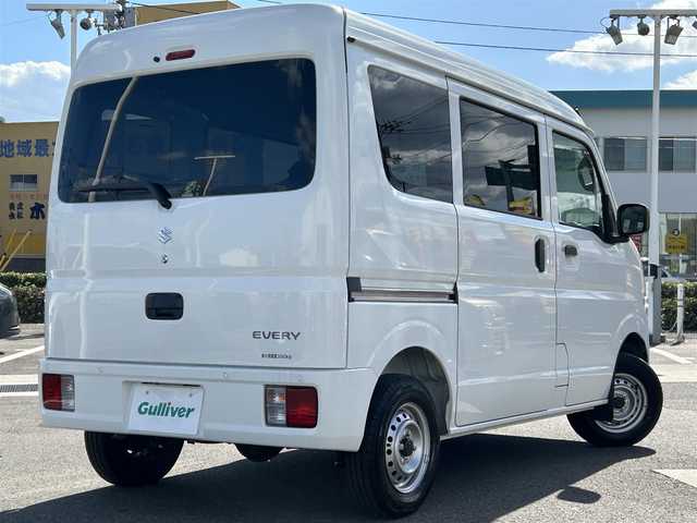 スズキ エブリイ PA リミテッド 愛媛県 2025(令7)年 0.1千km スペリアホワイト 登録時走行距離:5km/ＡＣ/ハロゲンヘッドライト/アイドリングストップ/横滑り防止装置/盗難防止装置/衝突軽減システム/後方コーナーセンサー/ABS/パワステ/パワーウィンドウ/エアバッグ/スマートキー/スペアキー
