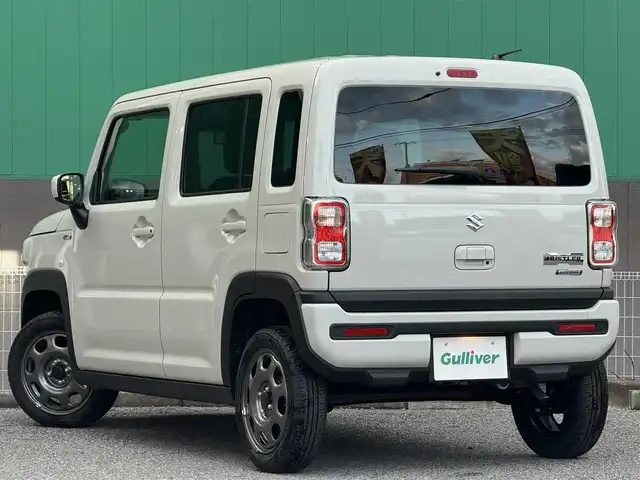 スズキ ハスラー HYBRID G 千葉県 2025(令7)年 0.1千km ソフトベージュメタリック 社外イクリプスSDナビ（AVN-P10W）/フルセグ/前席シートヒーター/LEDライト/レーダークルーズコントロール/デュアルカメラブレーキ/オートハイビーム/横滑り防止/アイドリングストップ/スマートキー