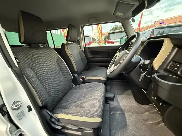 スズキ ハスラー HYBRID G 千葉県 2025(令7)年 0.1千km ソフトベージュメタリック 社外イクリプスSDナビ（AVN-P10W）/フルセグ/前席シートヒーター/LEDライト/レーダークルーズコントロール/デュアルカメラブレーキ/オートハイビーム/横滑り防止/アイドリングストップ/スマートキー